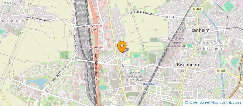 localisation de l'entreprise MONSIEUR FAHAT AGUSI  BISCHHEIM