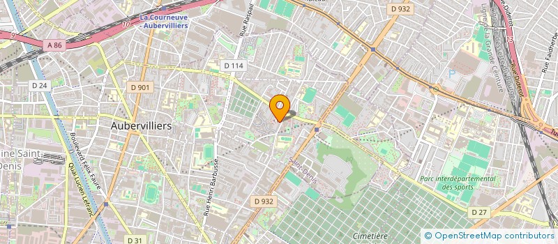 localisation de l'entreprise MONSIEUR FAHD BEHICHE  AUBERVILLIERS