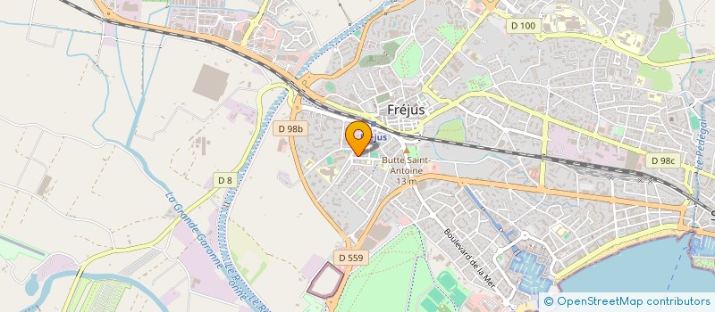 localisation de l'entreprise MONSIEUR FAHD BELARBI à FREJUS