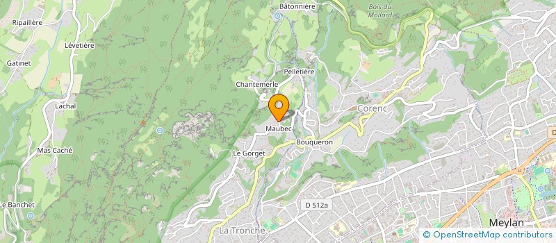 localisation de l'entreprise MONSIEUR FAHD BENNANI à LA TRONCHE