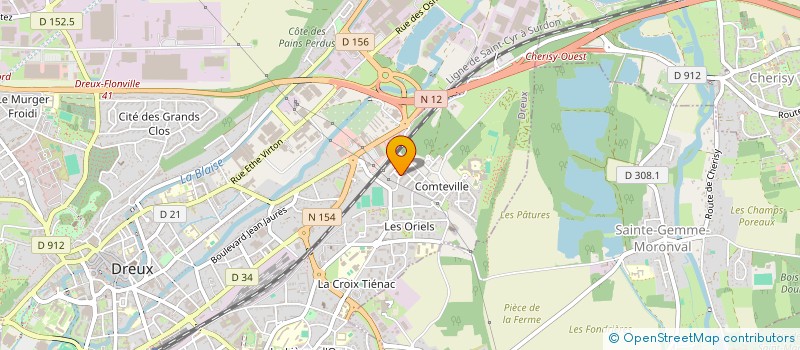 localisation de l'entreprise MONSIEUR FAHD BENZEKRI à DREUX