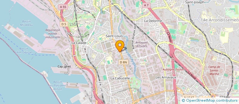 localisation de l'entreprise MONSIEUR FAHD DRIYEF à MARSEILLE