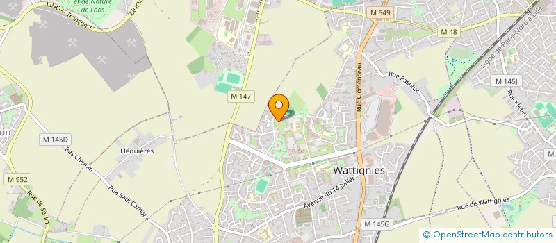 localisation de l'entreprise MONSIEUR FAHD KABAB  WATTIGNIES