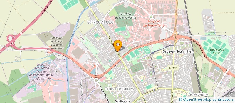 localisation de l'entreprise MONSIEUR FAHD OUKASSEM  REIMS