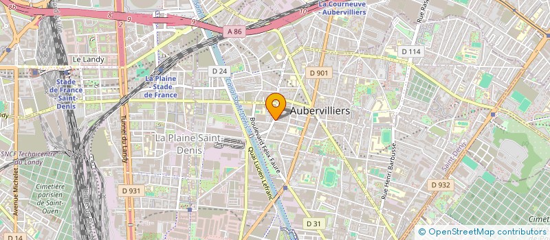 localisation de l'entreprise MONSIEUR FAHD SAIDY  AUBERVILLIERS