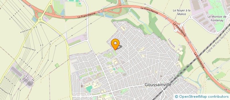 localisation de l'entreprise MONSIEUR FAHD SEGHARI  GOUSSAINVILLE