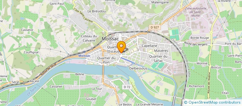 localisation de l'entreprise MONSIEUR FAHD ZAKHNINI  MOISSAC