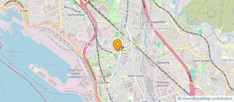 localisation de l'entreprise MONSIEUR FAHD ZEDAL à MARSEILLE