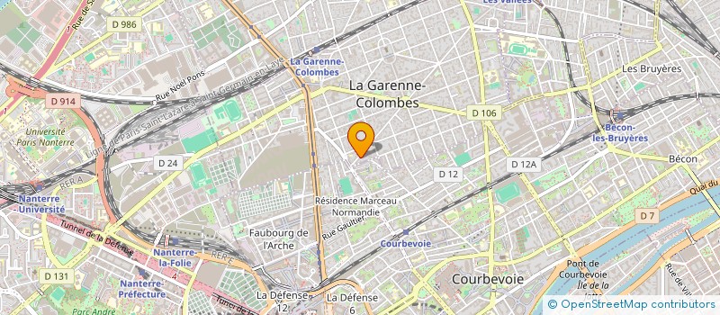 localisation de l'entreprise MONSIEUR FAHD ZEMMOURI NEAM-ALLAH à LA GARENNE-COLOMBES