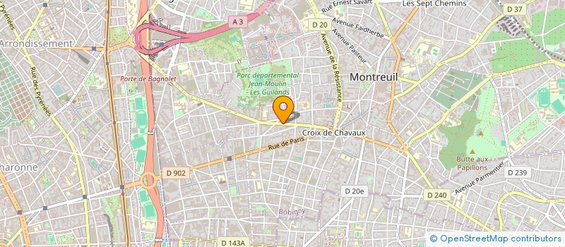 localisation de l'entreprise MONSIEUR FAHDE ALEMDAI  MONTREUIL