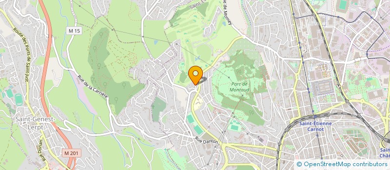 localisation de l'entreprise MONSIEUR FAHDE BOUDENE  SAINT-ETIENNE