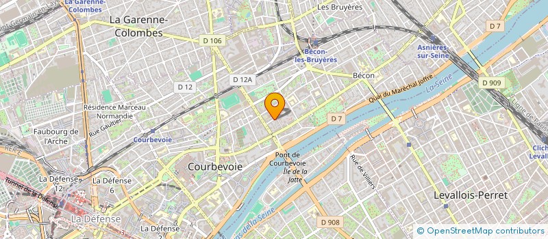 localisation de l'entreprise MONSIEUR FAHDY KOUACHE à COURBEVOIE