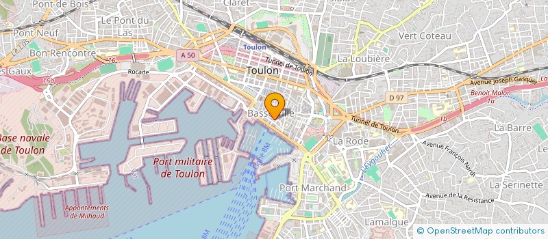 localisation de l'entreprise MONSIEUR FAHED BEN DAHOU  TOULON