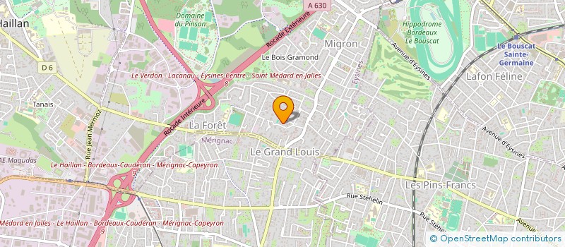 localisation de l'entreprise MONSIEUR FAHED BEN KACEM  EYSINES