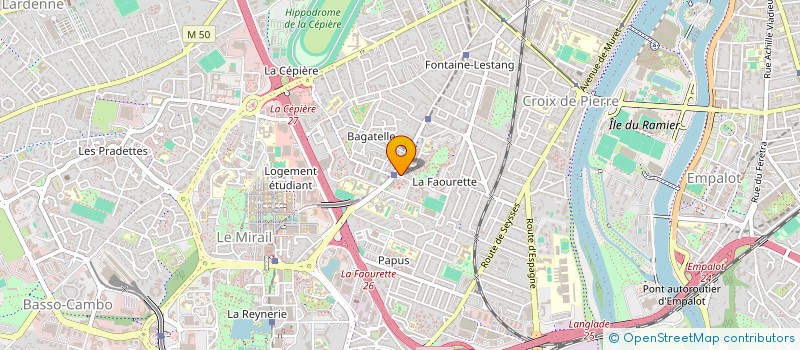 localisation de l'entreprise MONSIEUR FAHED BOURAHLA  TOULOUSE