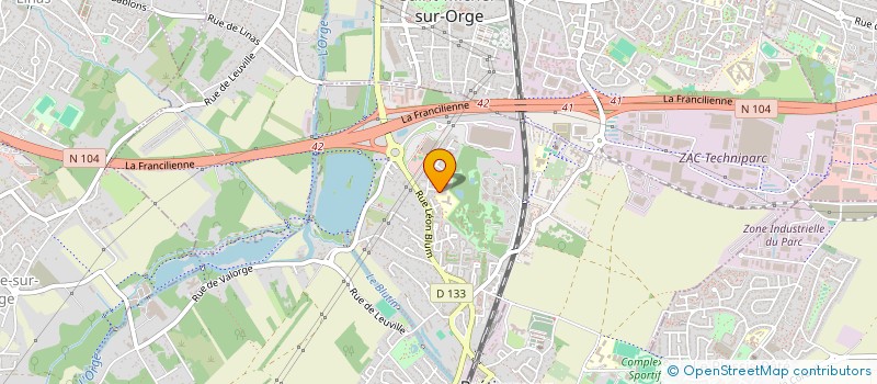 localisation de l'entreprise MONSIEUR FAHED DANEZLI  BRETIGNY-SUR-ORGE