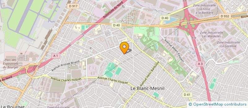 localisation de l'entreprise MONSIEUR FAHEM AMGHAR à LE BLANC-MESNIL