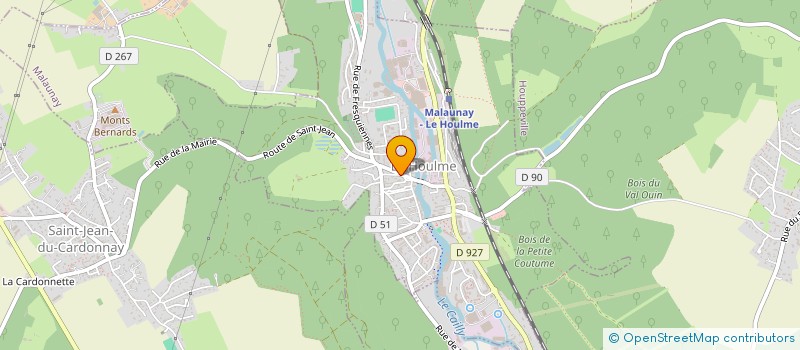 localisation de l'entreprise MONSIEUR FAHID AZZOUZ  LE HOULME