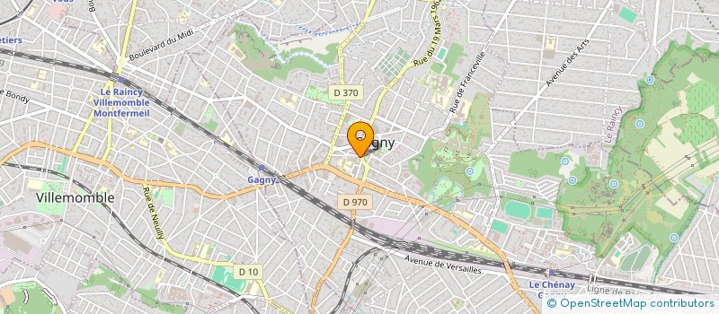 localisation de l'entreprise MONSIEUR FAHID LACHHAB à GAGNY