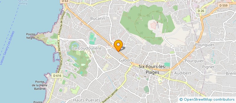 localisation de l'entreprise MONSIEUR FAHID MOHAMMED à SIX-FOURS-LES-PLAGES