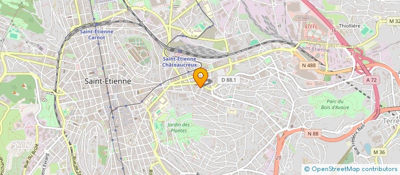 localisation de l'entreprise MONSIEUR FAHIM AOUDIA  SAINT-ETIENNE