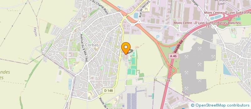 localisation de l'entreprise MONSIEUR FAHIM BAZIZ à CORBAS