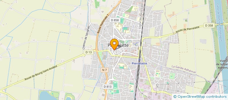 localisation de l'entreprise MONSIEUR FAHIM BENALOUACHE à PIERRELATTE