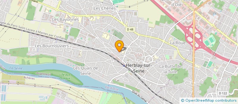 localisation de l'entreprise MONSIEUR FAHIM CHIKHI  HERBLAY-SUR-SEINE