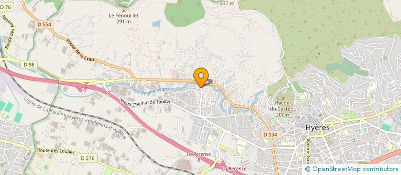 localisation de l'entreprise MONSIEUR FAHIM EL ANGOURI  HYERES