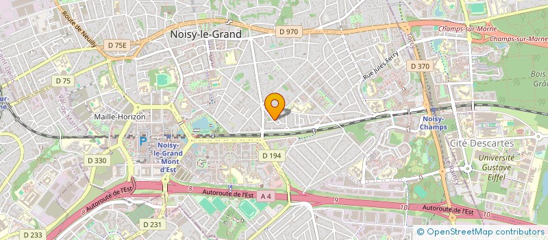 localisation de l'entreprise MONSIEUR FAHIM HADDAD  NOISY-LE-GRAND