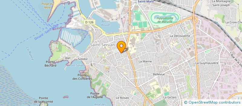 localisation de l'entreprise MONSIEUR FAHIM MOSTEPHA  SAINT-MALO