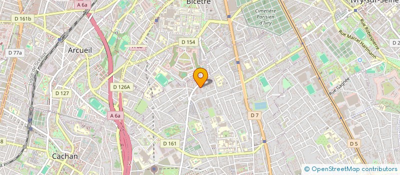 localisation de l'entreprise MONSIEUR FAHIM MOUHOU  VILLEJUIF