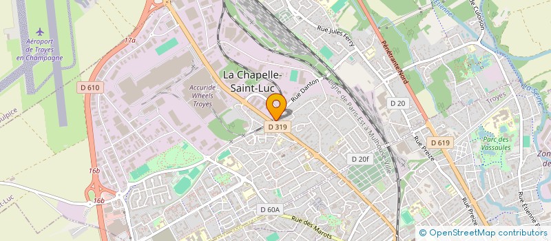 localisation de l'entreprise MONSIEUR FAHIM NASERY à LA CHAPELLE-SAINT-LUC