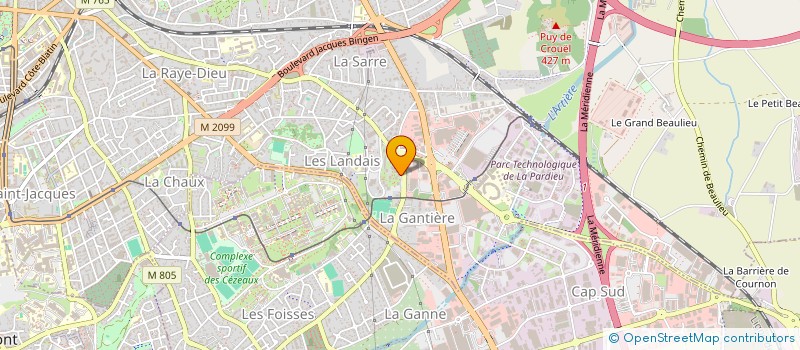 localisation de l'entreprise MONSIEUR FAHMI BEN ALI  CLERMONT-FERRAND