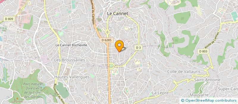 localisation de l'entreprise MONSIEUR FAHMI BOUGLITA à LE CANNET
