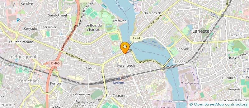 localisation de l'entreprise MONSIEUR FAHMI CHRIHA  LORIENT