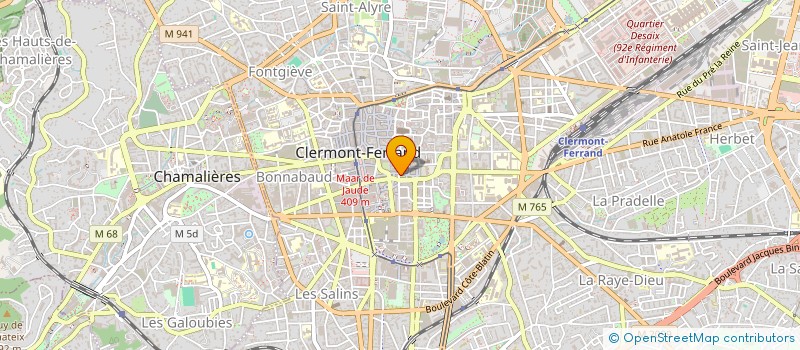localisation de l'entreprise MONSIEUR FAHMI MTIR  CLERMONT-FERRAND