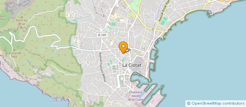 localisation de l'entreprise MONSIEUR FAHMI TALBI  LA CIOTAT