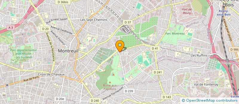 localisation de l'entreprise MONSIEUR FAHRDINE SAIDOU à MONTREUIL