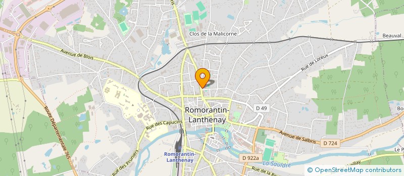 localisation de l'entreprise MONSIEUR FAHRI AY à ROMORANTIN-LANTHENAY