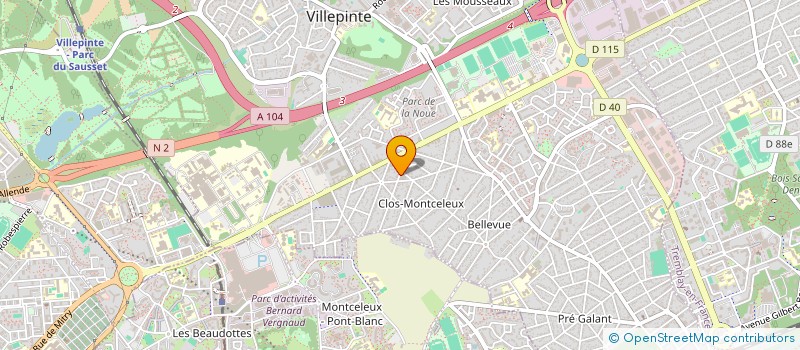 localisation de l'entreprise MONSIEUR FAHRI KIR à VILLEPINTE