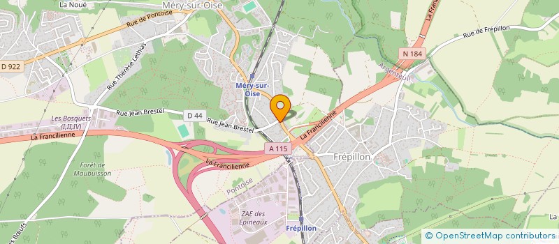 localisation de l'entreprise MONSIEUR FAICAL BOUMEDJANE  MERY-SUR-OISE