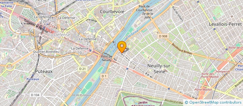 localisation de l'entreprise MONSIEUR FAICAL EL ATTAQ à NEUILLY-SUR-SEINE