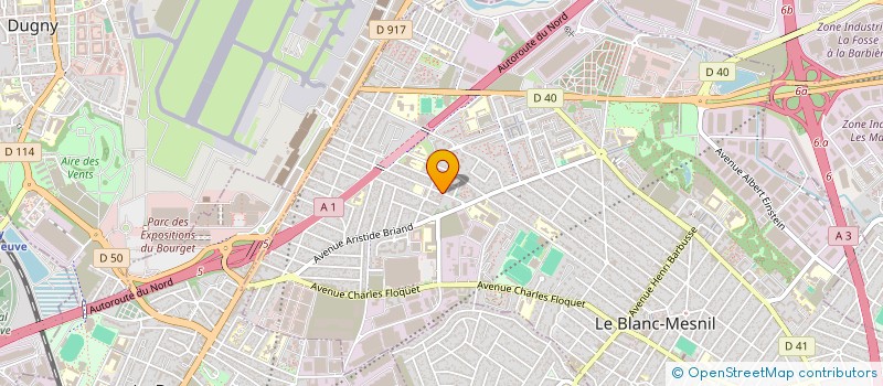 localisation de l'entreprise MONSIEUR FAICAL HAKIM à LE BLANC-MESNIL