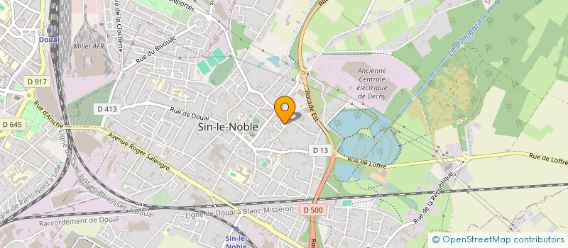 localisation de l'entreprise MONSIEUR FAICAL HAMNACHE  SIN-LE-NOBLE