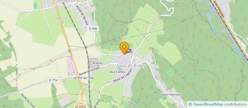 localisation de l'entreprise MONSIEUR FAICAL IBRIR  VAUX-EN-BUGEY