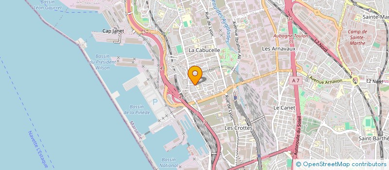 localisation de l'entreprise MONSIEUR FAICAL KHARROUBA à MARSEILLE