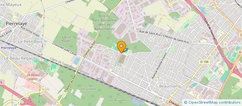 localisation de l'entreprise MONSIEUR FAICAL MALIK  BEAUCHAMP