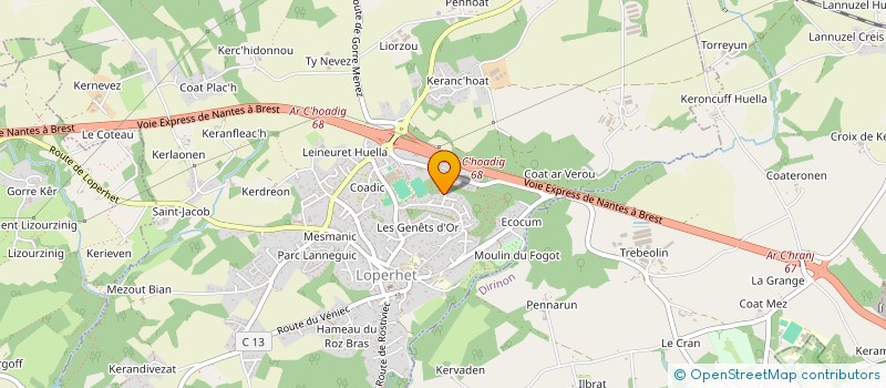 localisation de l'entreprise MONSIEUR FAICAL MEHENNI  LOPERHET