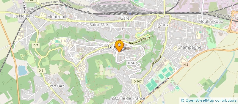 localisation de l'entreprise MONSIEUR FAICAL TITTICHE à LAON